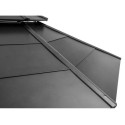 Tonnelle de jardin Eggi 395x395cm en bois massif et toit en acier anthracite - Sunjoy