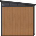 Abri de jardin en bois composite 19,2mm aspect bois 4,51m² WINSTON skylight - Woodlife Garden