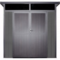 Abri de jardin en bois composite 19,2mm anthracite 4,51m² GORDON skylight - Woodlife Garden