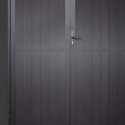 Abri de jardin en bois composite 19,2mm anthracite 4,51m² GORDON skylight - Woodlife Garden