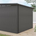 Abri de jardin en bois composite 19,2mm anthracite 5,95m² GORDON skylight - Woodlife Garden