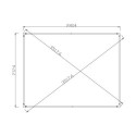 Abri de jardin en bois composite 19,2mm aspect bois 5,95m² GORDON skylight - Woodlife Garden