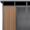 Abri de jardin en bois composite 19,2mm aspect bois 7,71m² GORDON skylight - Woodlife Garden