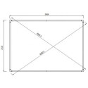 Abri de jardin en bois composite 19,2mm aspect bois 7,71m² GORDON skylight - Woodlife Garden