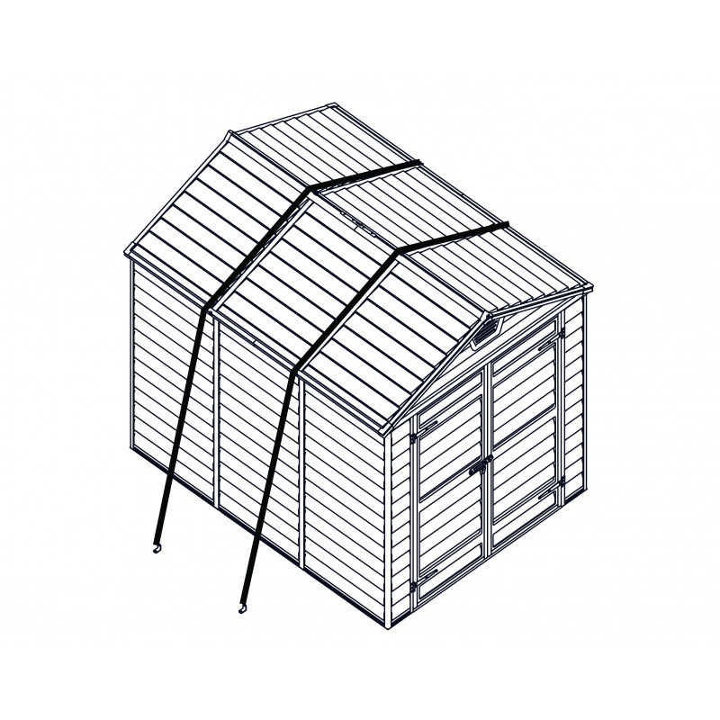 Kit d’ancrage pour les abris de jardin Canopia by Palram