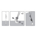 Kit d’ancrage pour les abris de jardin Canopia by Palram