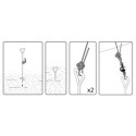 Kit d’ancrage pour les abris de jardin Canopia by Palram
