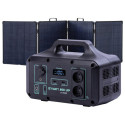 Pack station d'énergie portative Izywatt 800 LFP + panneau solaire pliant cadré 200W Izywatt – ORIUM