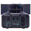 Pack station d'énergie portative Izywatt 1200 + panneau solaire pliant cadré 200W Izywatt - ORIUM