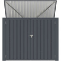 Coffre de rangement multifonctions 2300L - 2 poubelles en acier galvanisé - X-METAL