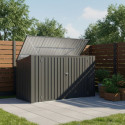 Coffre de rangement multifonctions 3150L - 3 poubelles en acier galvanisé - X-METAL