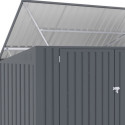 Coffre de rangement multifonctions 3150L - 3 poubelles en acier galvanisé - X-METAL