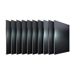 Lot de 10 panneaux photovoltaïque 4100W pour carport solaire en aluminium 1 voiture - X-METAL