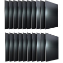Lot de panneaux photovoltaïque 4100W pour carport solaire en aluminium 2 voitures - X-METAL