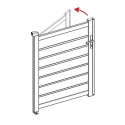 Kit de modification pour ouverture poussant gauche - portillon 140cm - X-Métal