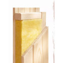 Sauna traditionnel d'intérieur Irava 1 - 1 à 2 places - 68mm - poêle Easy Bio 3,6KW KARIBU
