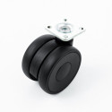 Roues pour coffre de jardin en acier galvanisé Nevio - Telluria