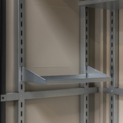 Lot de 2 rails de parois pour armoire de jardin Giarmadio - Telluria
