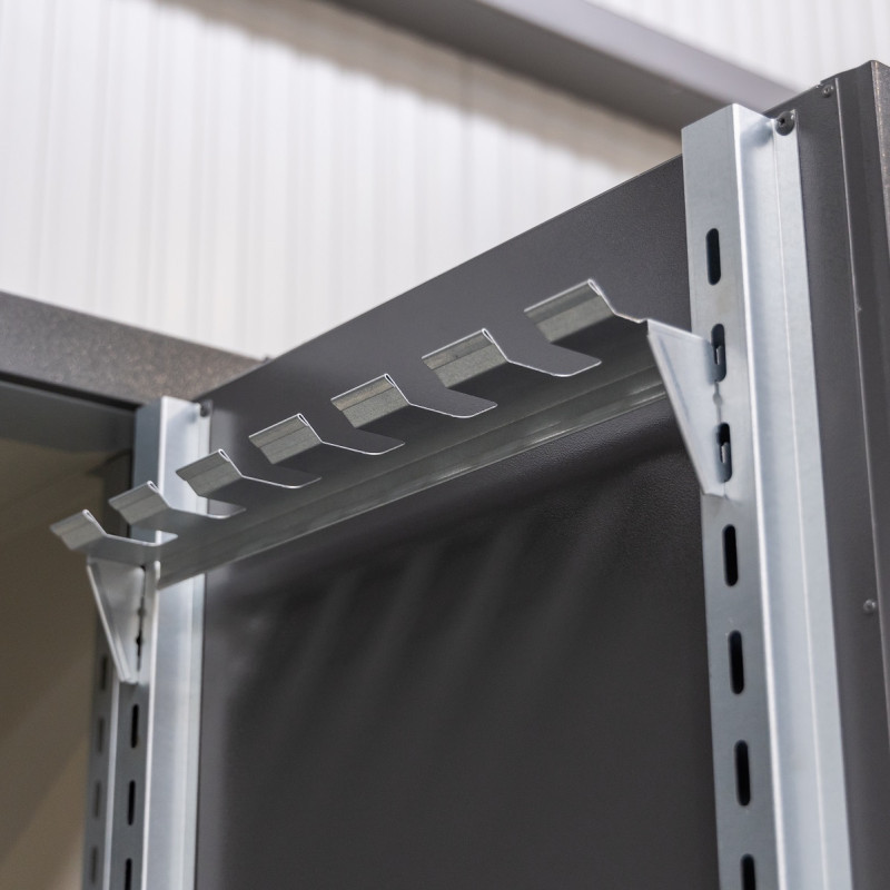 Porte-outils en acier pour armoire de jardin Giarmadio - Telluria