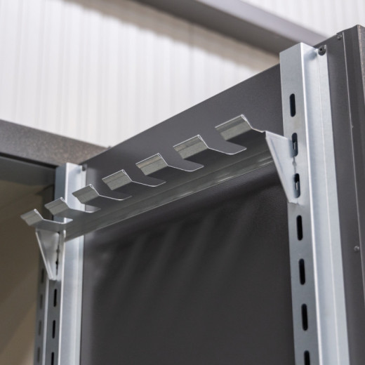 Porte-outils en acier pour armoire de jardin Giarmadio - Telluria