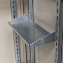 Lot de 2 étagères M en acier - largeur 20cm pour armoire de jardin Giarmadio - Telluria