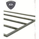Sauna d’extérieur en bois gris terre Hytti 1 - 3 places - KARIBU