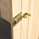 Abri de jardin en bois 1,92m² - panneaux 16mm + plancher - Habrita