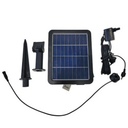 Kit solaire pour petites fontaines - pompe 250L/h - Art-Pond