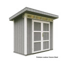 Abri de jardin en bois brut - panneaux LP® SmartSide® - 3m² - double porte - Timbela