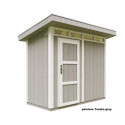 Abri de jardin 3m² en bois brut avec peinture Tundra Grey - panneaux LP® SmartSide® - Timbela