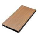 Kit d'extension pour clôture en bois composite premium 180xH.95cm avec décor alu Linea - coloris bois vieilli - Compolife