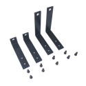 Kit d'extension pour clôture en bois composite premium 180xH.95cm avec décor alu Linea - coloris bois vieilli - Compolife