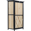 Armoire de jardin en bois FSC 69x52x142cm - Arbour