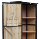 Armoire de jardin en bois FSC 69x52x142cm - Arbour
