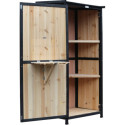 Armoire de jardin en bois FSC 69x52x142cm - Arbour
