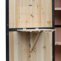 Armoire de jardin en bois FSC 69x52x142cm - Arbour