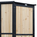 Armoire de jardin en bois FSC 69x52x142cm - Arbour