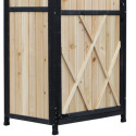 Armoire de jardin en bois FSC 69x52x142cm - Arbour