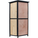 Armoire de jardin en bois FSC 69x52x142cm - Arbour