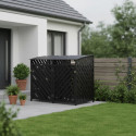 Cache-poubelles double en bois FSC 149x92x122cm - Arbour