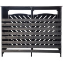 Cache-poubelles double en bois FSC 149*92*122cm - Arbour