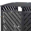 Cache-poubelles double en bois FSC 149*92*122cm - Arbour