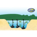 Pompe de bassin NSP-10000 avec variateur déporté - Set jets d'eau inclus - 10000L/h - Aqua Nova