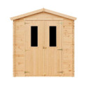 Abri de jardin 4m² en madriers 19mm - sans plancher - Timbela