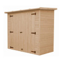 Abri de jardin en panneaux 17mm - 205x101cm - sans plancher - Timbela