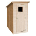 Abri de jardin 2m² en panneaux 17mm - simple porte - sans plancher - Timbela