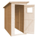 Abri de jardin 2m² en panneaux 17mm - simple porte - sans plancher - Timbela