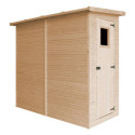 Abri de jardin 2m² en panneaux 17mm - simple porte - sans plancher - Timbela