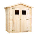 Abri de jardin en madriers 19mm - 180x130cm - sans plancher - Timbela