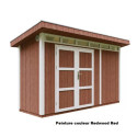 Abri de jardin M902A avec peinture Redwood Red - Timbela